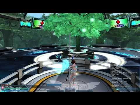 PSO2 331: Pole Dance Emote Lobby Action
