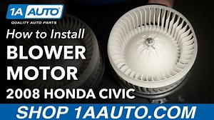 How to Replace Heater Blower Motor 2006-11 Honda Civic