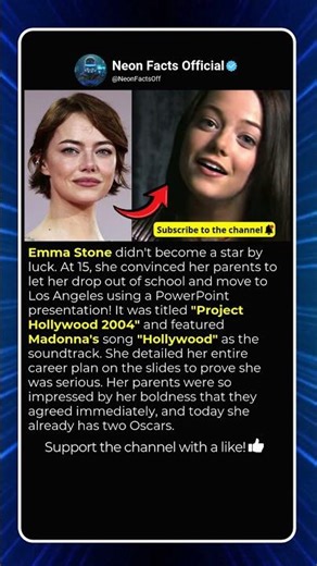 Emma Stone Used PowerPoint to Get Famous! 🖥️
