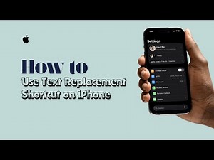 How to Use Text Replacement Shortcut on iPhone