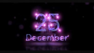 Videohive Christmas Lights Font - INTRO HD