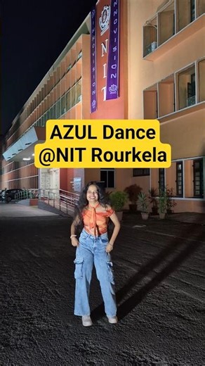 AZUL Dance at NIT Rourkela 💛 #youtubeshorts #explore #nitrourkela #trending #viral
