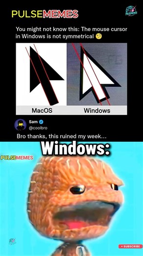 MacOS vs Windows cursor 📐
