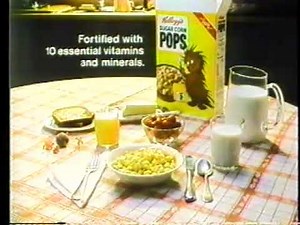 Kellogg's Sugar Corn Pops 1980 Commercial