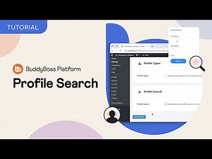 How to setup profile search within the Platform?