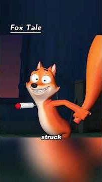 this fox absolutely loves his tail #animation