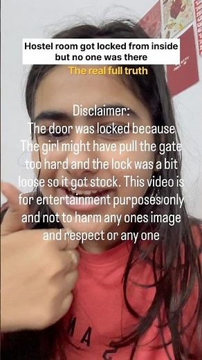 The hostel gate got locked from inside and broken full reality 💀😂 read description | Kanikaaaa