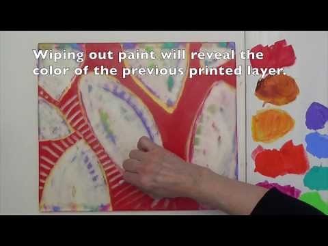 Gelli Arts® Printing Painterly Layers!