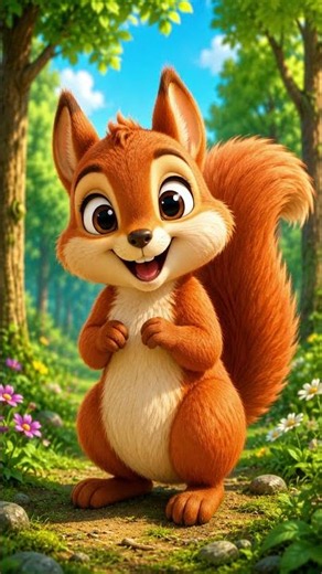 Squirrel Song for Kids | Learn Forest Animals