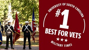 374 reactions · 88 shares | With about 2,000 military-affiliated students on campus, we're proud to be #1 in the Military Times ranking of best colleges for veterans and military service members!  More on University of South Carolina Veterans & Military Services and this prestigious ranking: go.sc.edu/1forvets | University of South Carolina | Facebook