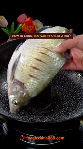 How to cook freshwater fish like a pro? #recipe #cooking #chinesefood #fishrecipe #freshwaterfish | foodiechina888