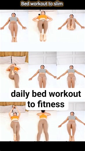 Bed Workout to Slim #bedworkout #fitness #shortvideo