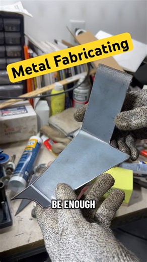 Trying our hand at metal fabricating for our firewall build 👨🏻‍🏭#theroygarage￼