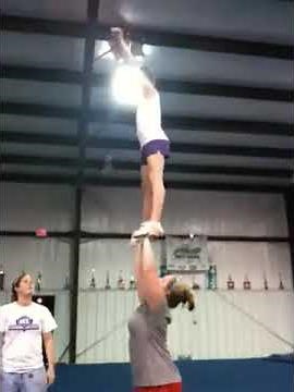 One-man stunt Extreme Athletes Cheer