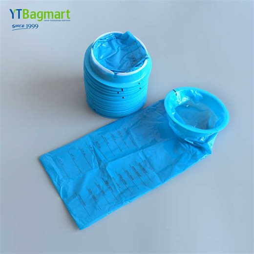 Bulk Disposable Emesis Bags with Absorbent Ring Waterproof Smell-Proof Barf Bags for Motion Sickness Relief