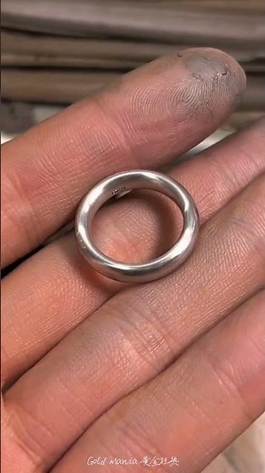 Crafting a Unique Platinum Ring 💍 #shorts #gold #shortvideo #trending
