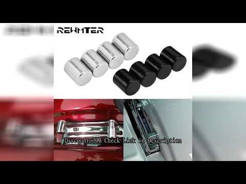 Motorcycle Black/Chrome Docking Hardware Point Cover Kit 4PCS For Harley Touring Electra Glide Soft