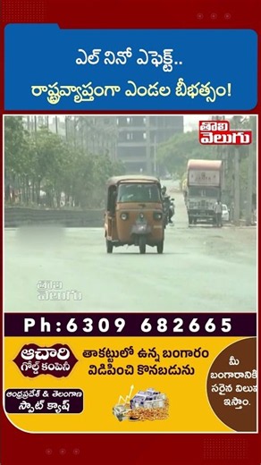 రాష్ట్రవ్యాప్తంగా ఎండల బీభత్సం | El Nino Effect Telangana Temperatures Rising Gradually | Tolivelugu