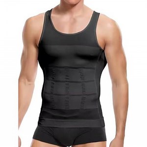 Men's Body Shaper Compression Vest - Abdominal Control & Support
