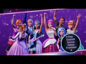 Barbie in Rock 'N Royals (2015) - Dvd Menu Walkthrough