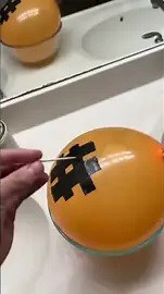 Satisfying frozen water balloon science experiment