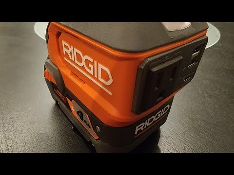 RIDGID 18V POWER INVERTER REVIEW