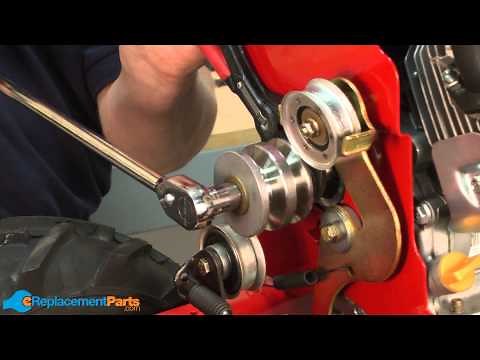 How to Replace the Engine Pulley on a Troy-Bilt Super Bronco Tiller (Part # 756-04198A)