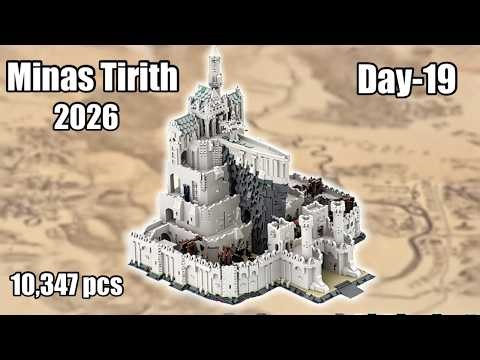 LEGO Minas Tirith 2026: [10,347 Pieces] l Day 20