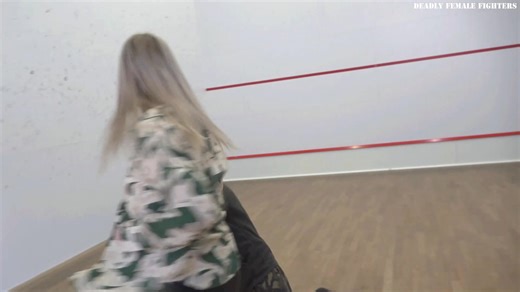 Barborka Deadly selfdefence 4: Barborka shows in various selfdefence scenes how she is able to use her deadly fighting skills against attacker. 5 scenes includes a lot of headkicks, bodykicks, groinkicks, punches, choking and neckbreak. | Deadly Female Fighters