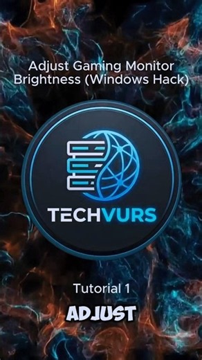 Adjust Brightness Using Windows On Any Monitor 💻🖥️✅✅ #windows11 #windows #techtips #tech #gaming