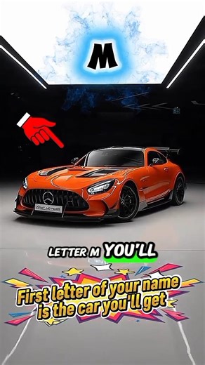 The first LETTER of your name is your DREAM CAR #cars #automobile #supercars