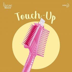 34K views · 61 reactions | No time for the salon? No problem! For a fuss-free touch-up, Liese is all you need. With a soft flexible brush to reach deep into roots, and a mini-brush for hard-to-reach gray areas, touch-up is ultra-quick and super-effective! Liese Blaune One-Touch Color. Touch up that is a touch superior! | Liese Singapore | Facebook