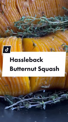 Delicious Hassleback Butternut Squash Recipe in the Instant Precision Dutch Oven