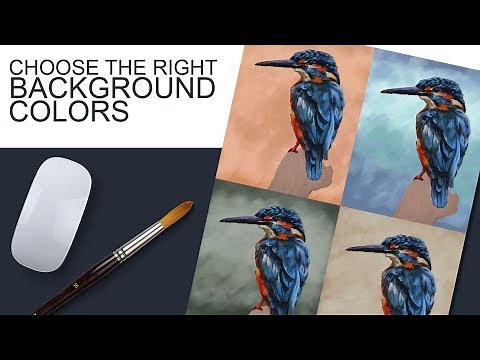 Choose the Right Background Color for Your Paintings - Experiment to Find What Works