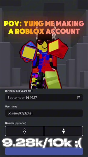 POV: young me making a Roblox account 😭 🥀✌️ #roblox