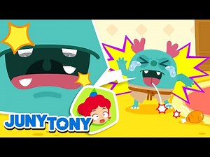 I Got a Boo-Boo on My Teeth | Brushing & Safety Song for Kids | JunyTony