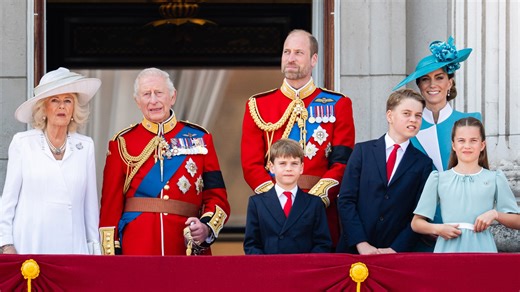 Royal Family Gathers for Annual Trooping the Colour Ceremony