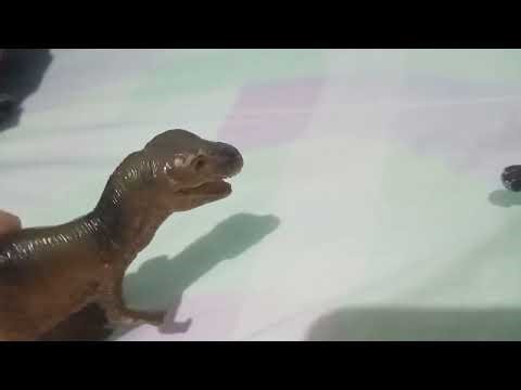 T rex vs pygmy hippo