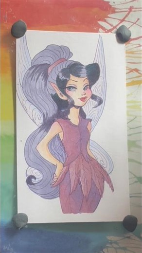 Vidia Part 1 of 2 for Day 4 of Faepril 💜#disneyfairies #faeries #disneyfanart #disneyart