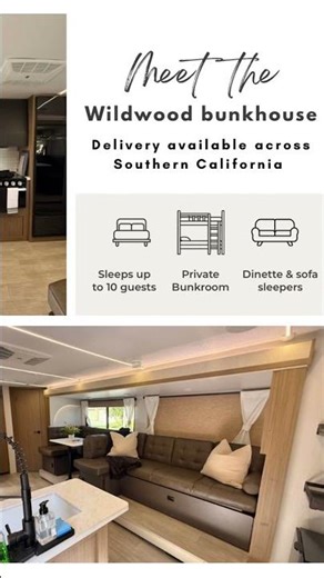 Meet Our Wildwood Bunkhouse RV ✨ Family RV Rental in Southern California