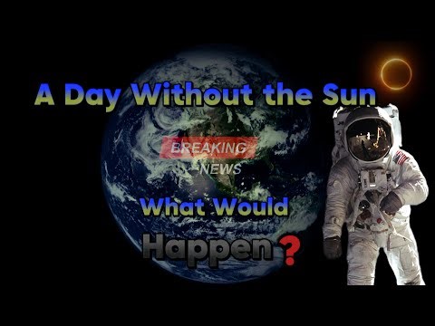What would happen if the sun went out one day?☀️🌎