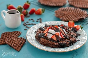 23K views · 1.9K reactions | Decadent chocolate waffles, crispy on the outside, tender inside loaded with chocolate, lots of chocolate .. Full recipe: https://bit.ly/2GOsnPK | Home Cooking Adventure | Facebook
