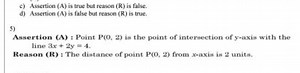 c) Assertion (A) is true but reason ( R ) is false.d) Assertio... | Filo
