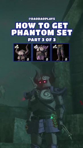 [Zelda:TotK] Part 3 - CORRECTION! This set actually boosts attack instead of defense but the whole set gives you a whopping high base defense of 24🛡️this can be very useful against bosses in early games! . . . . #zelda #zeldatearsofthekingdom #tearsofthekingdom #zeldatotk #legendofzelda #nintendo #nintendoswitch #phantom