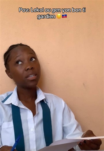 Sa madam nan gen la 😂😂 #anmweyyyyyy😂😂😂😂😂😂😂😅😂😅 #humour #lakay #schoollife