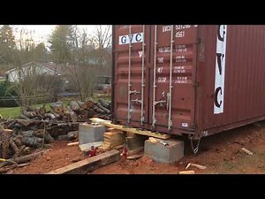 Moving a Shipping Container Egyptian Style