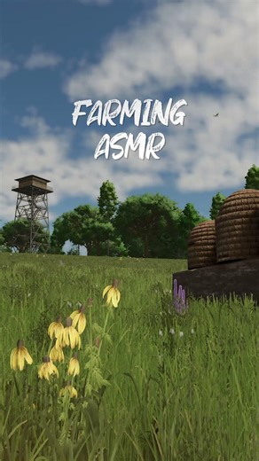 Farming Simulator ASMR: Spring Vibes, Birds, Breeze & Blooming Fields 🌸