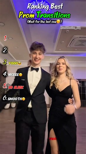 Ranking the best prom transitions ever!🤩 #viral #promtransistion #shorts