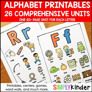 Alphabet Activities Kindergarten, Science of Reading Alphabet Posters & MORE