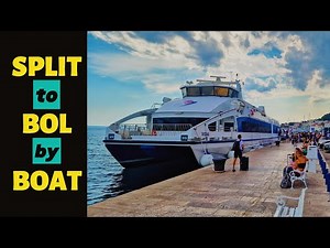 🌊 Sailing Through Paradise: Split to Bol, Croatia by Catamaran! 🇭🇷